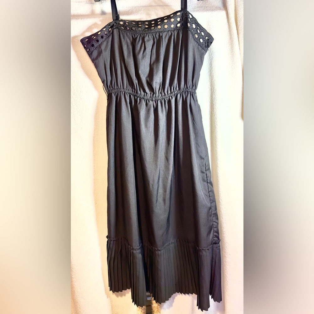 Bitten by Sarah Jessica Parker Black Eyelet Dress